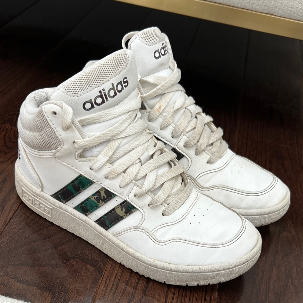 Adidas Kids Hoops Mid Basketball Shoes
